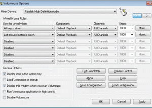 software - Volumouse 2.15 screenshot
