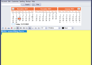 Full VOVSOFT - Desktop Diary screenshot