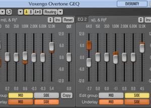 Full Voxengo Overtone GEQ screenshot