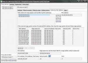 software - Wake-On-LAN Proxy Server 1.1.0 screenshot