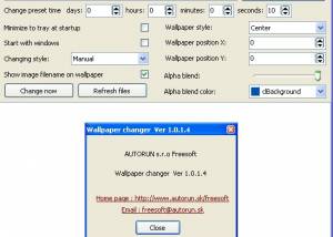 software - Wallpaper changer 1.0.1.5 screenshot