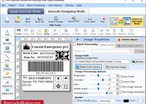 Warehouse Barcode Maker screenshot