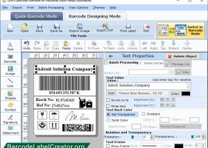 software - Warehousing Barcode Labels Maker 7.3.1.2 screenshot