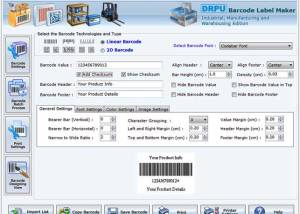software - Warehousing Barcodes Software 8.3.0.1 screenshot