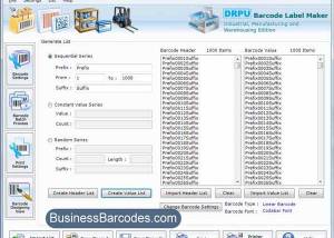 software - Warehousing Barcodes 7.3.0.1 screenshot