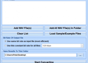 software - WAV To M4A Converter Software 7.0 screenshot