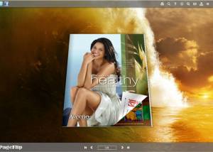 Wave Style Theme for 3D Book screenshot