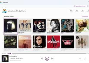 software - Waveform Music Player 1.9.0.0 screenshot