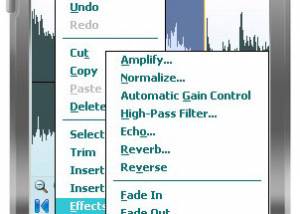 Wavepad Audio Editor for Pocket PC screenshot