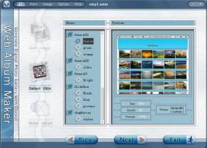 software - Web Album Maker 2.20 screenshot