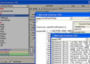 Web Code Converter Pro screenshot