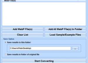 software - WebP To JPG Converter Software 7.0 screenshot