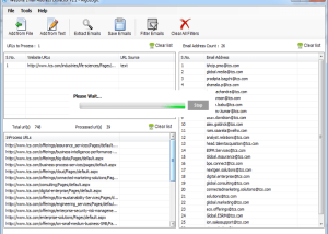 Website Email Address Extractor screenshot