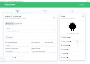 software - Website To APK 1.0 screenshot