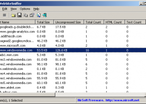 Full WebSiteSniffer 64-bit screenshot