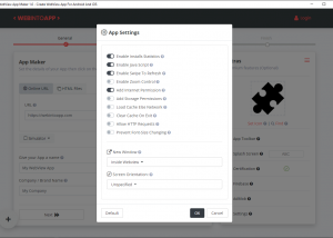 WebView App Maker screenshot