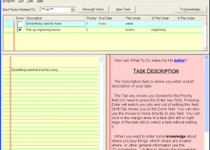 software - What To Do 1.04 screenshot