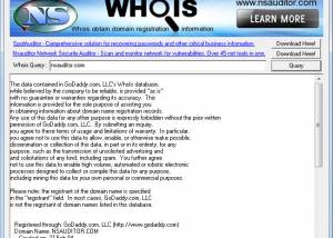 software - Whois 3.1.4 screenshot