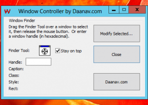 software - Window Controller 1.00 screenshot