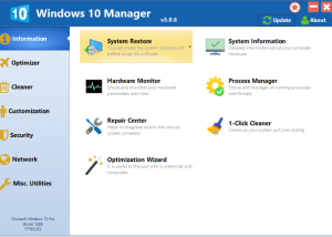 software - Windows 10 Manager 3.9.4 screenshot