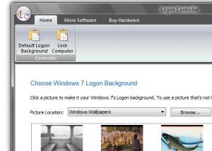 software - Windows 7 or Vista Login Screen Changer 2.1 screenshot