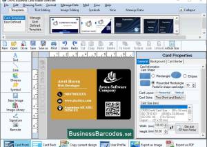 software - Windows Business Card Software 7.1.9.6 screenshot