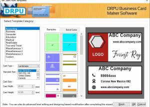 software - Windows Business Cards Printing Tool 8.3.0.2 screenshot