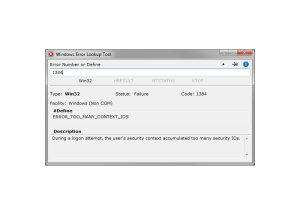 Windows Error Lookup Tool Portable screenshot