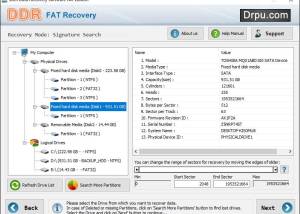 software - Windows FAT Data Salvage Software 6.7.3.5 screenshot