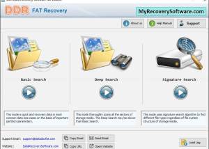 Windows Fat Recovery Software screenshot