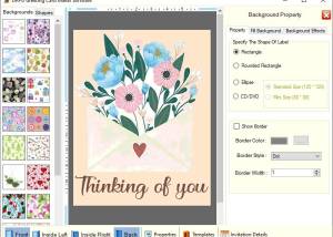 Windows Greeting Card Creating Software screenshot