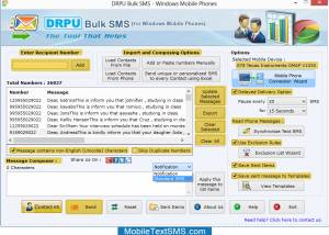 software - Windows Mobile Text SMS Software 9.0.2.3 screenshot