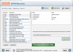 software - Windows NTFS Recovery Programming 9.4.1.6 screenshot