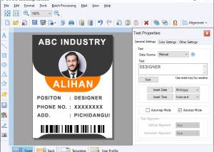 software - Windows OS ID Card Maker Software 10.1.3.7 screenshot