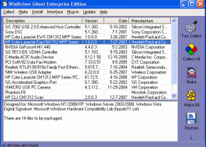 software - WinDriver Ghost Enterprise Edition 3.02 screenshot