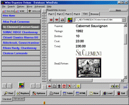 software - Wine Organizer Deluxe 4.11 screenshot