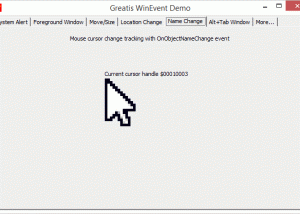 software - WinEvent 1.03 screenshot