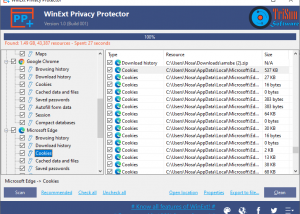 WinExt Privacy Protector screenshot