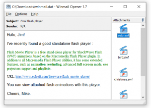 software - Winmail Opener 1.7 screenshot