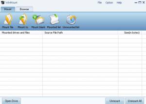 software - WinMount 3.5.1018 screenshot