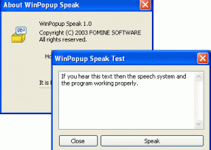 WinPopup Speak! screenshot