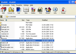 software - WinRAR (x32) 7.00 screenshot