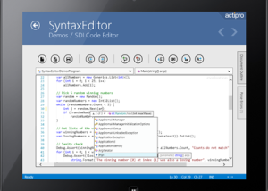 Full WinRT XAML Controls screenshot