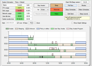 WinSleep Monitor by MollieSoft screenshot