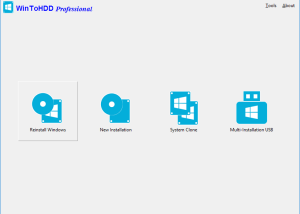 software - WinToHDD 6.3 screenshot