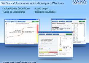 software - WinVal. Valoracion acido base 2.0.2 screenshot