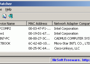 software - Wireless Network Watcher 2.41 screenshot