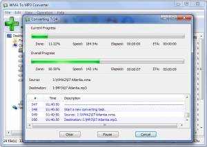 software - WMA To MP3 Converter 6.0.6 screenshot