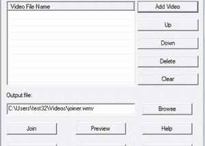 software - WMV Joiner 1.3.9.1 screenshot