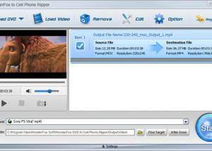 software - WonderFox DVD to Cell Phone Ripper 2.0 screenshot